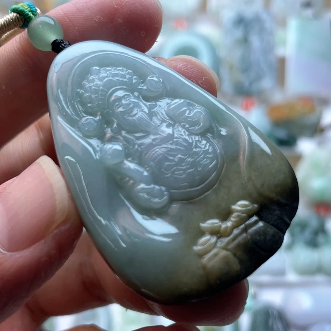 【闪购商品】颈饰未镶嵌翡翠财神