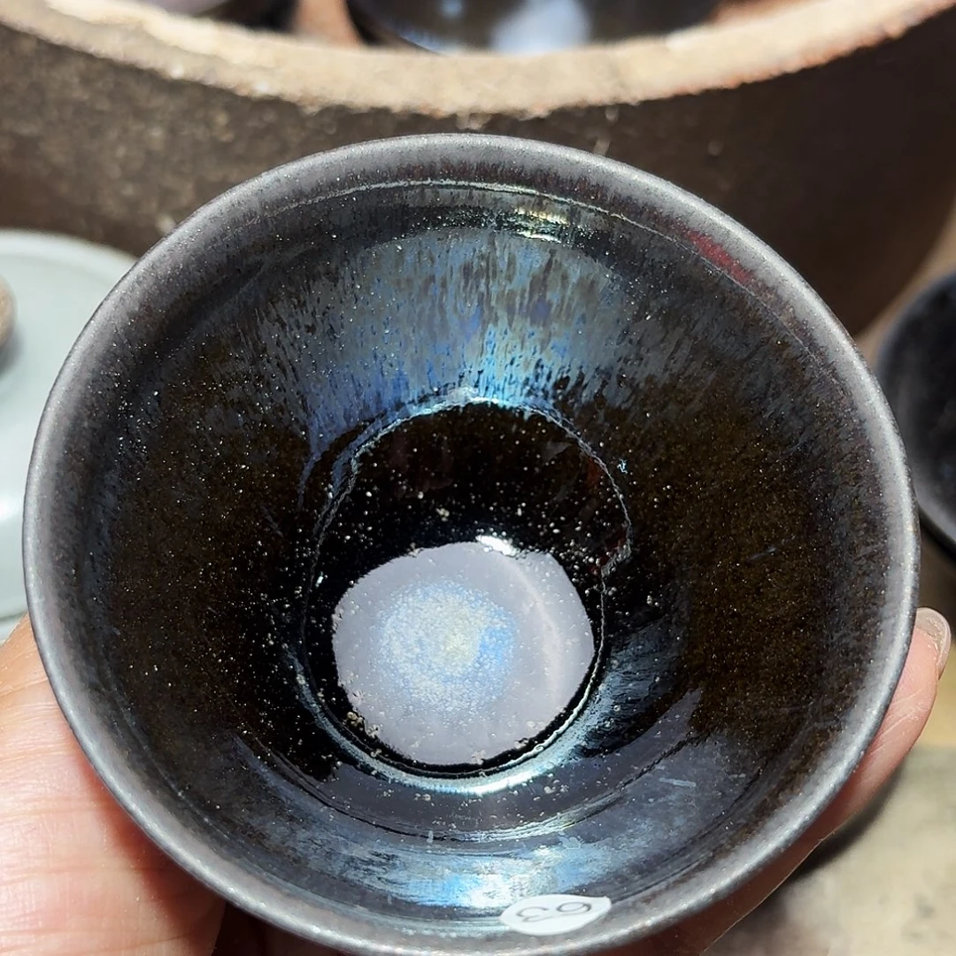 茶盏义兴龙窑建盏63微瑕