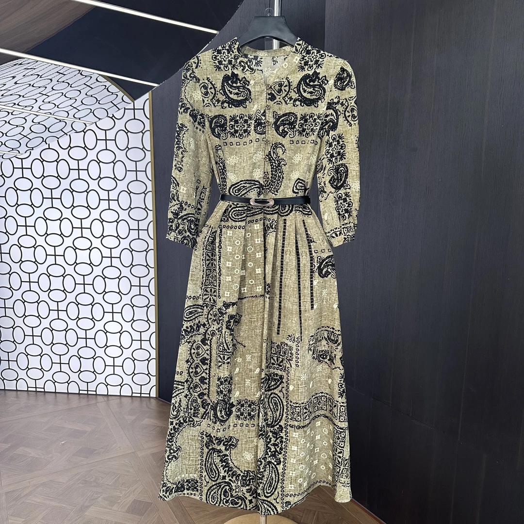 【青青专属】BH3号店度假风设计师夏季新款气质宽松连衣裙BH2111