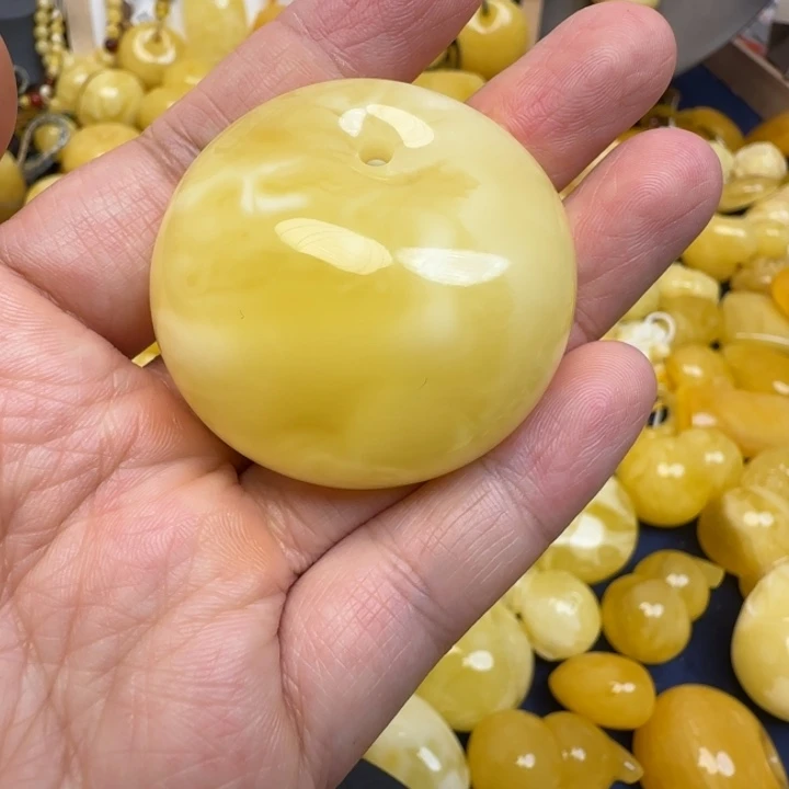 蜜蜡未镶嵌颈饰天然蜜蜡