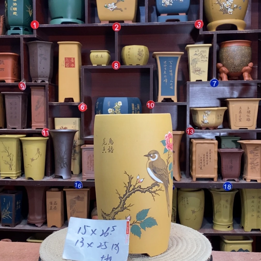 紫砂花盆紫砂花盆