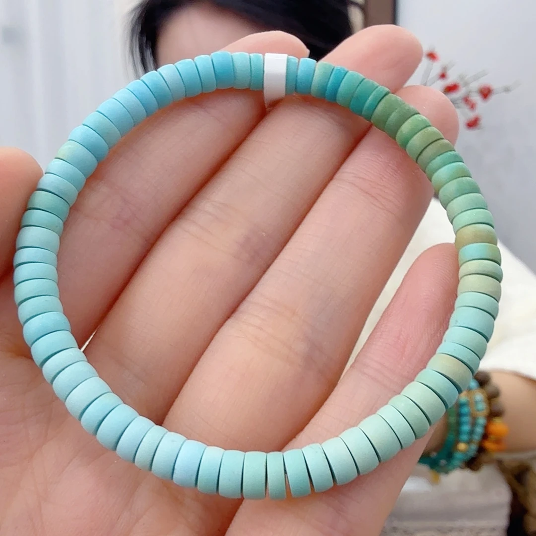 橙***绿绿松石未镶嵌珠宝奇石