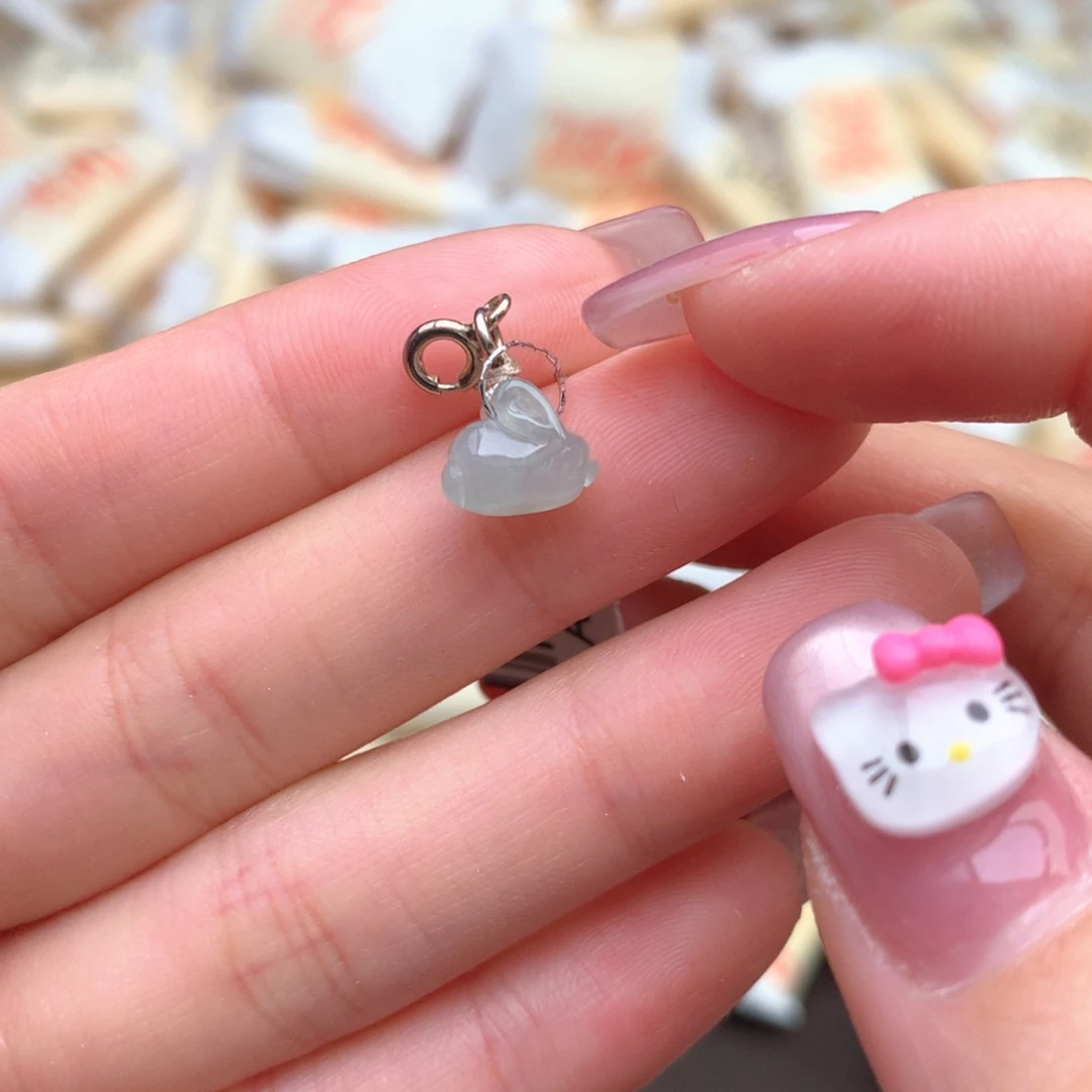 【闪购商品】翡翠挂件银S925镶嵌一