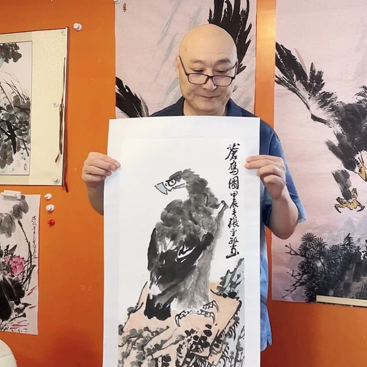 国画张圣敏先生纯手绘作品