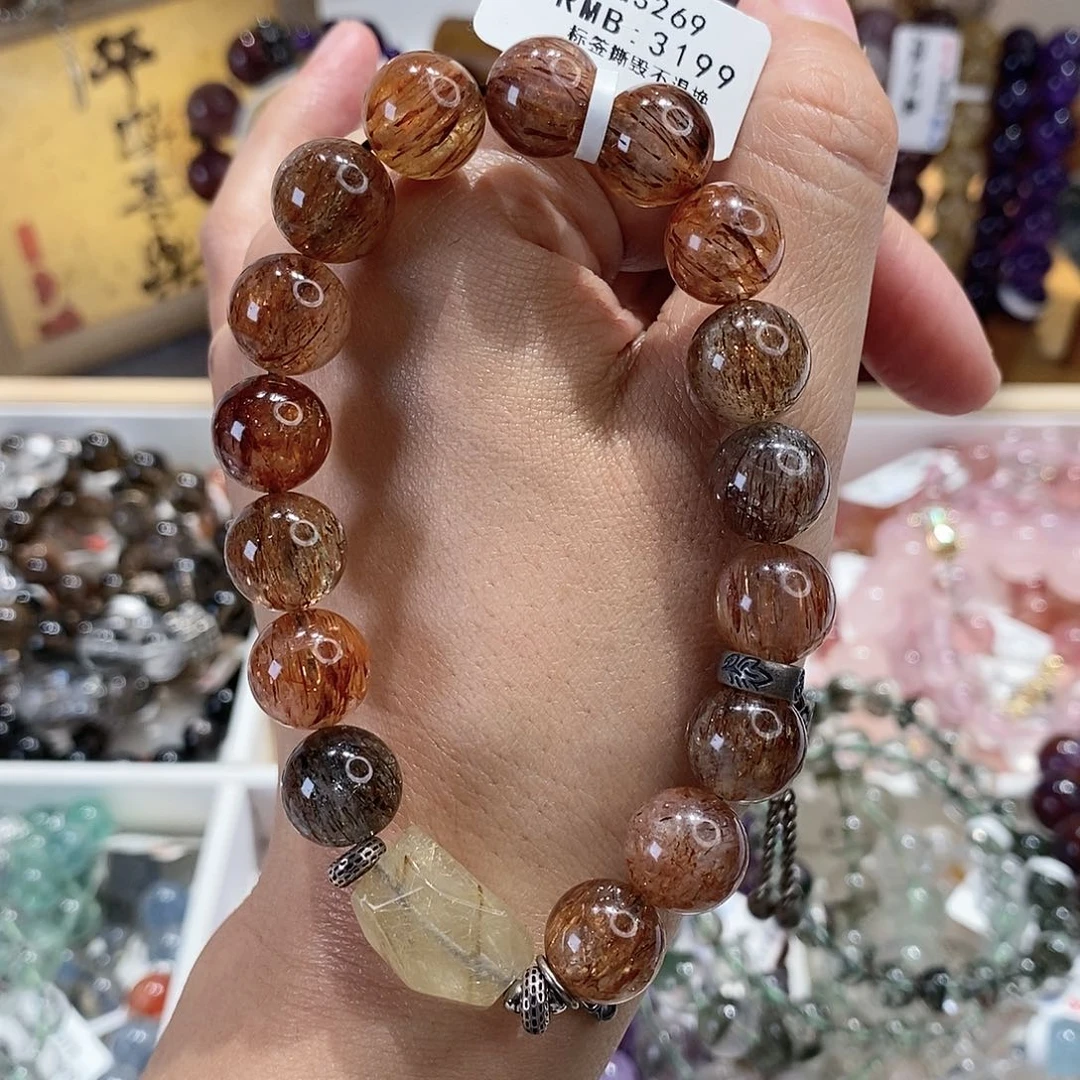 水晶手链未镶嵌G3269单圈颜色微差