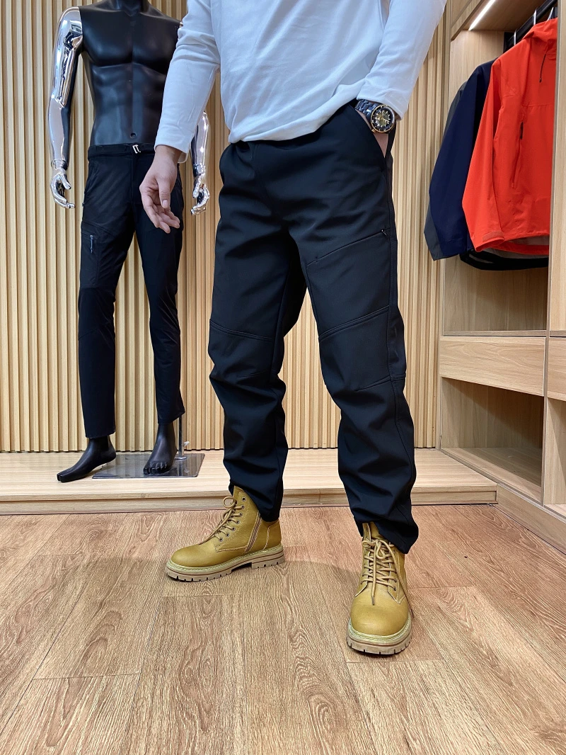 错过拍大腿！GM防水加绒冲锋软壳裤立体剪裁男户外休闲长裤 8861