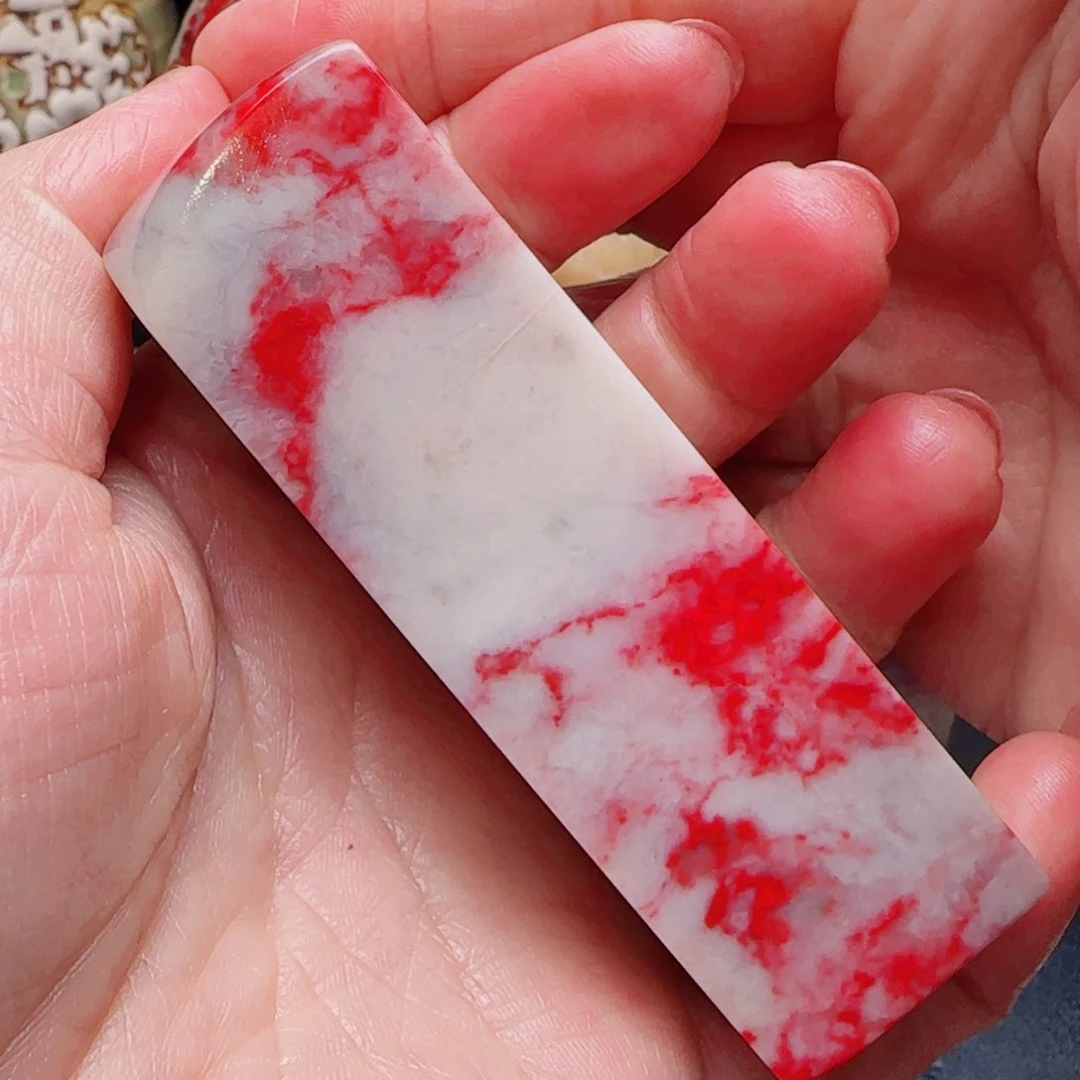 巴林鸡血石安*侠巴林鸡血石