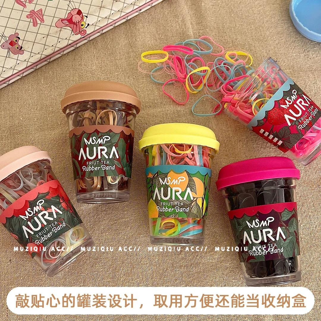 木子秋高品质一次性皮筋发圈精致高级感优雅时尚温柔百搭简约头绳