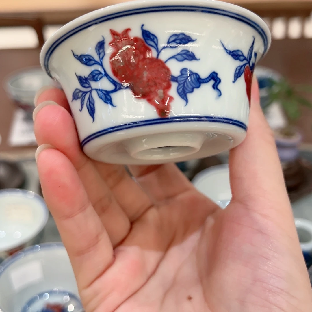 微瑕臻玉古坊原矿釉里红