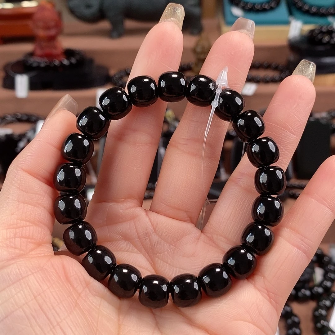 泥***伙和田玉未镶嵌手链10