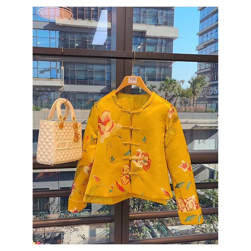 【孤品2】新中式国风秋季新款高端气质复古设计感宽松上衣外套