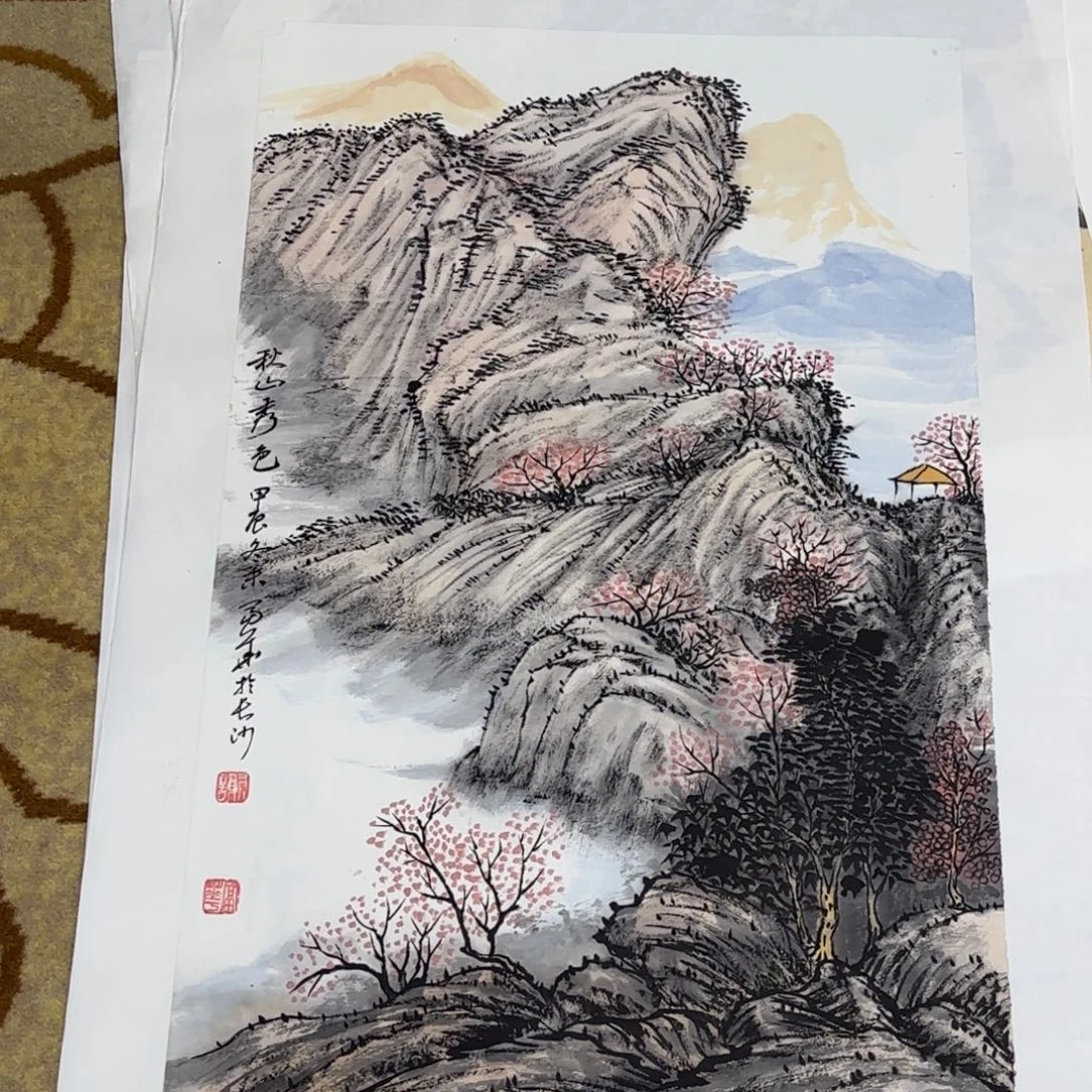 国画国画老师作品刘