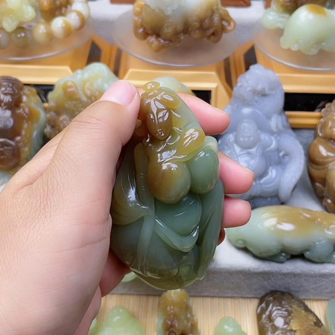 【闪购商品】未镶嵌和田玉挂件符*学
