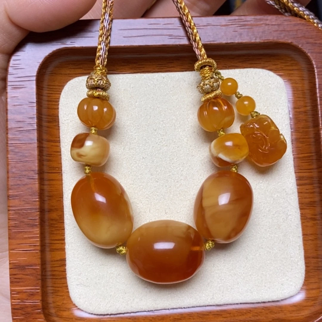 【闪购商品】未镶嵌颈饰蜜蜡项链