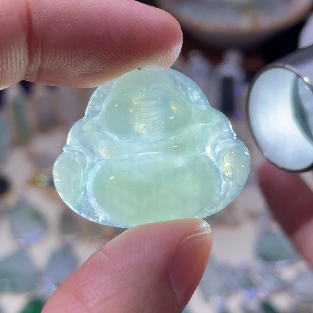 颈饰未镶嵌翡翠佛公