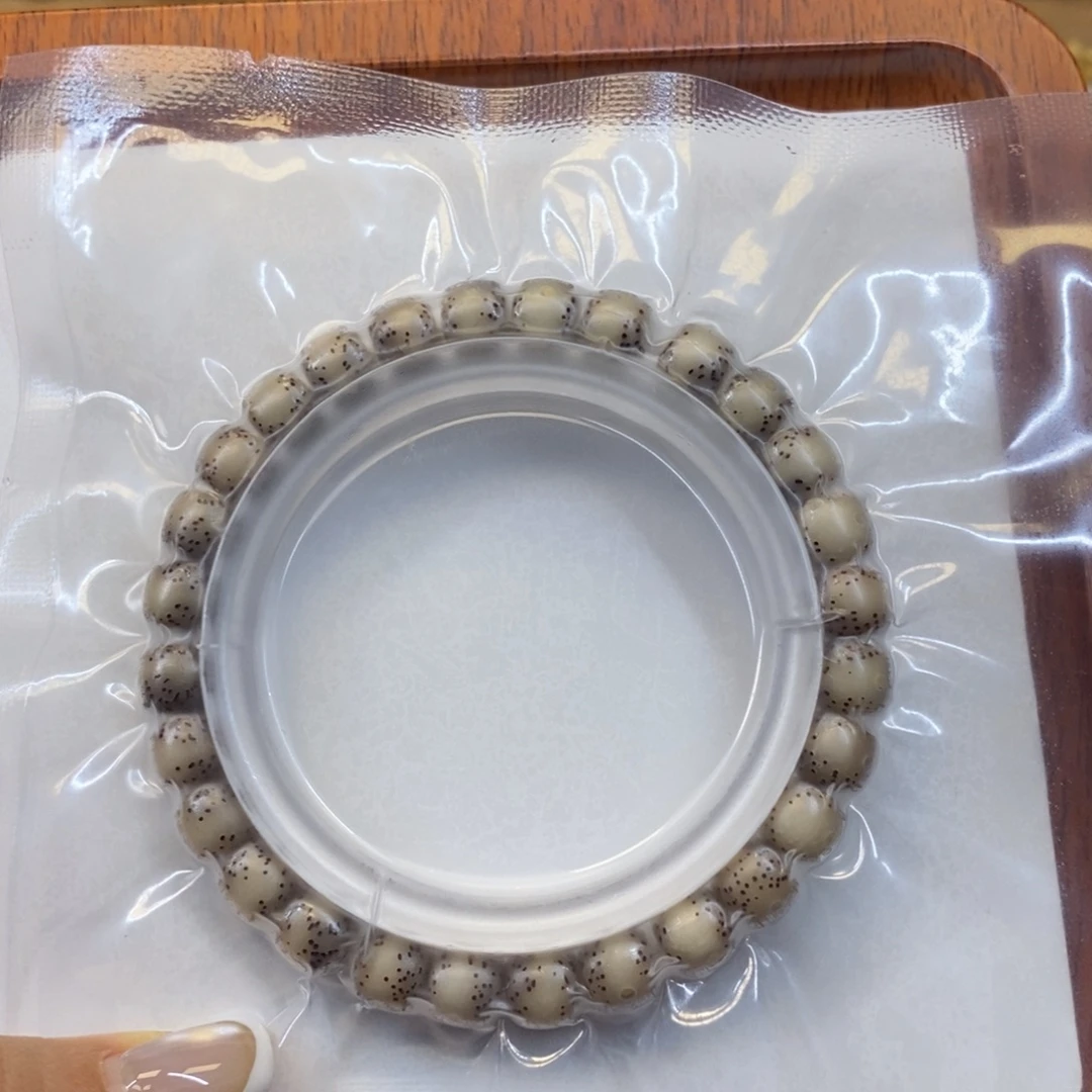 星月菩提手串8x7通体小冰糖
