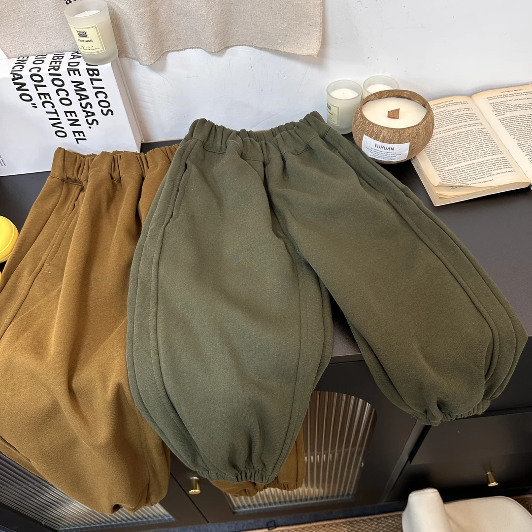 2819春秋潮流休闲时尚百搭洋气运动男女童灯笼裤