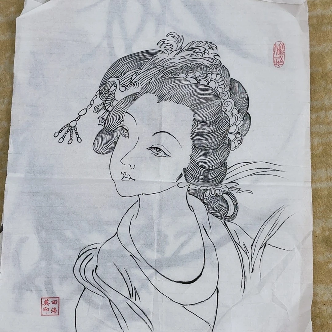 国画小尺幅手绘作品