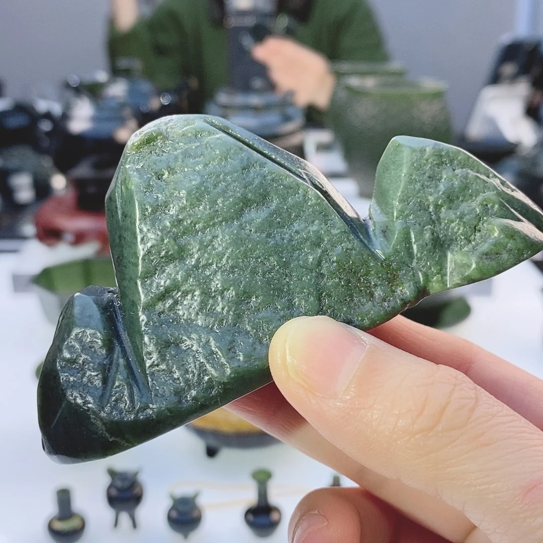和田玉（青玉）把件未镶嵌