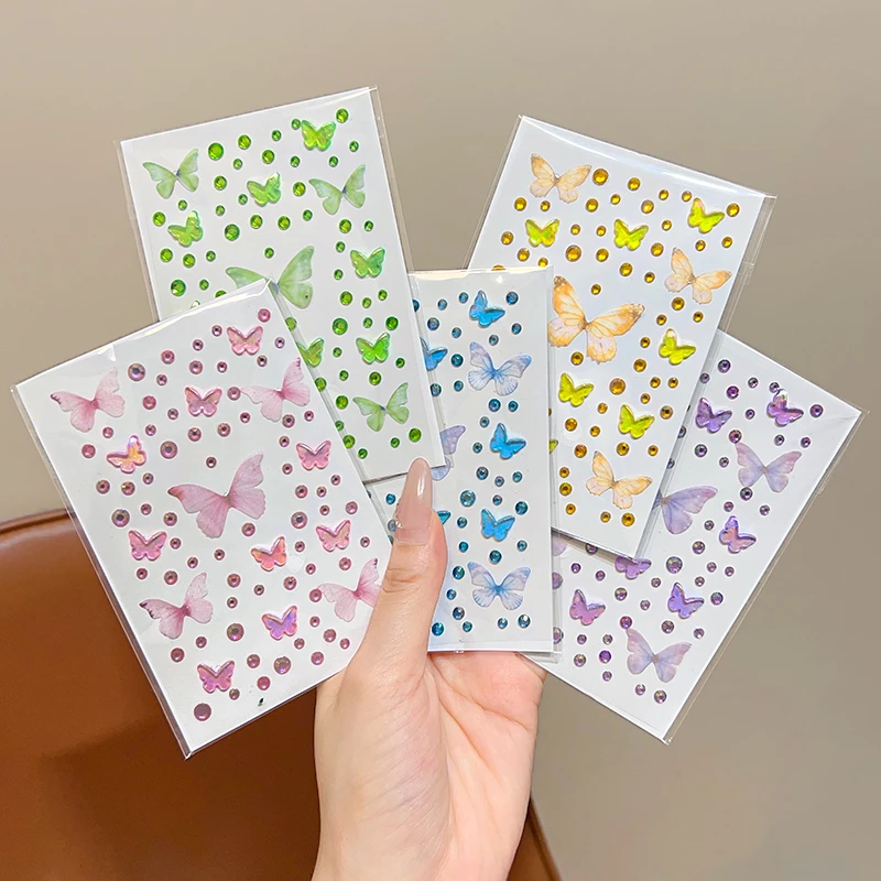 【节日装扮】脸贴装饰儿童水钻贴纸圣诞diy贴纸舞台妆新年发饰成人