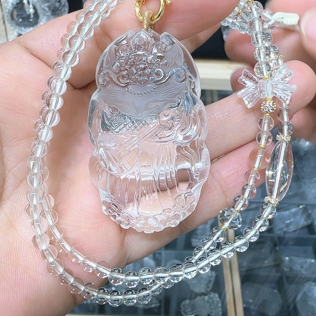 颈饰未镶嵌水晶天然