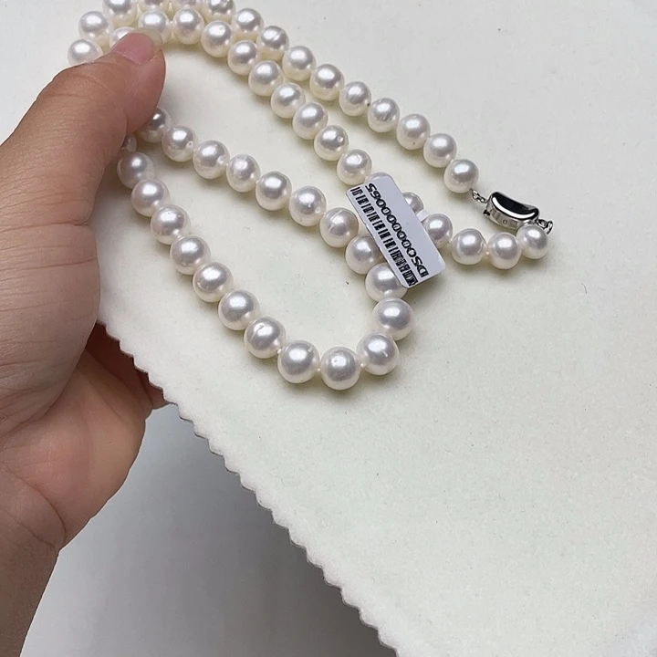 淡水珍珠未镶嵌颈饰卡9➕极光白50厘米