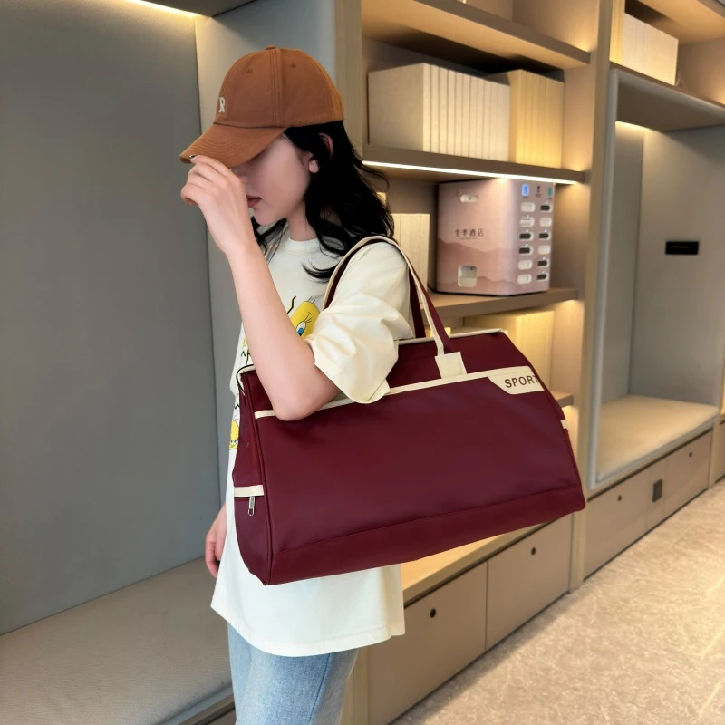 男女同款短途登机出差便携包休闲大容量旅行收纳包行李袋旅行包