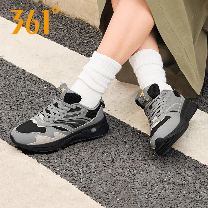 答案鞋361女鞋运动鞋女2025春季新款轻便软底跑步休闲鞋老爹鞋子
