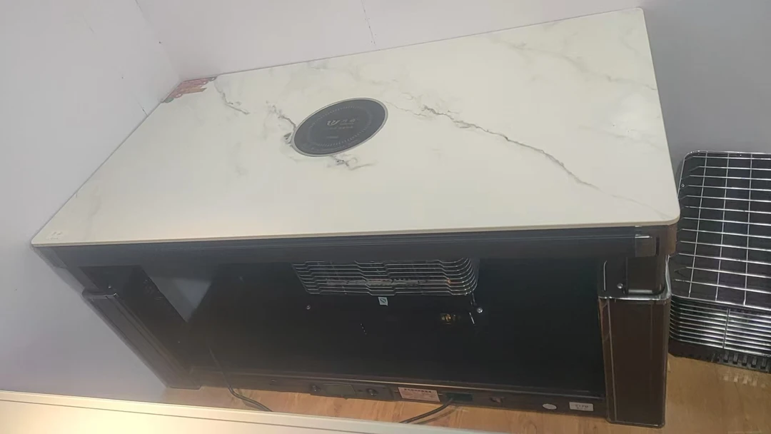 取暖炉气电两用升降茶几电暖桌燃气烤火炉家用多功能