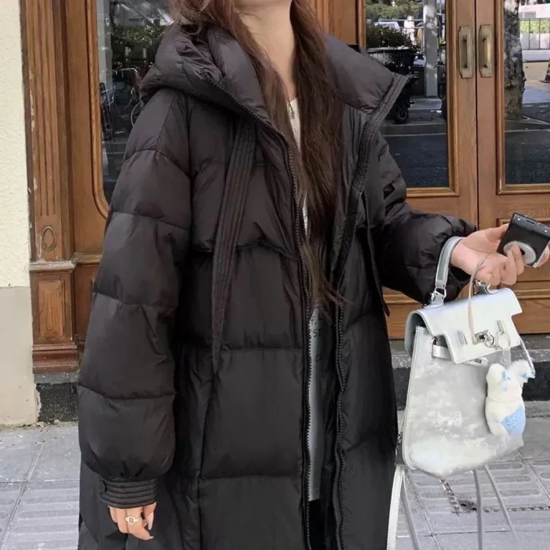 MEIZI家时尚长款羽绒服69564百