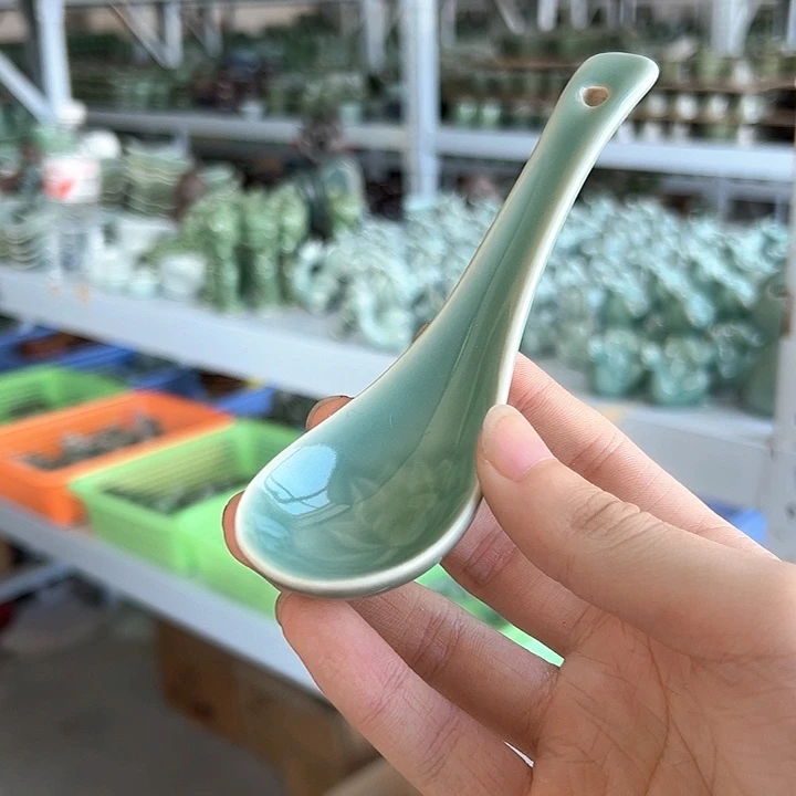 龙泉云间青瓷小米茶器