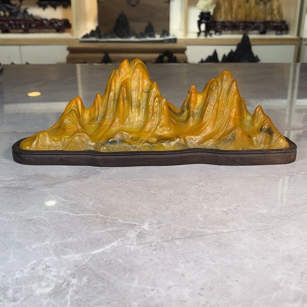 山***廷灵璧石手工雕刻奇石摆件