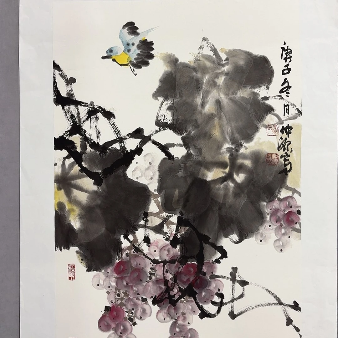 国画亲笔手绘放心去藏