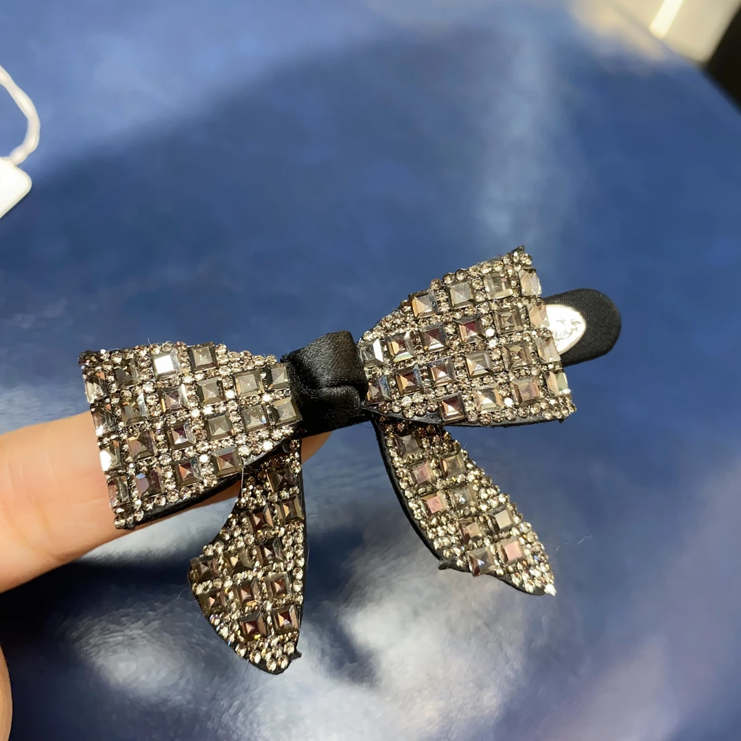 GG201枪黑色满闪蝴蝶结鸭夹