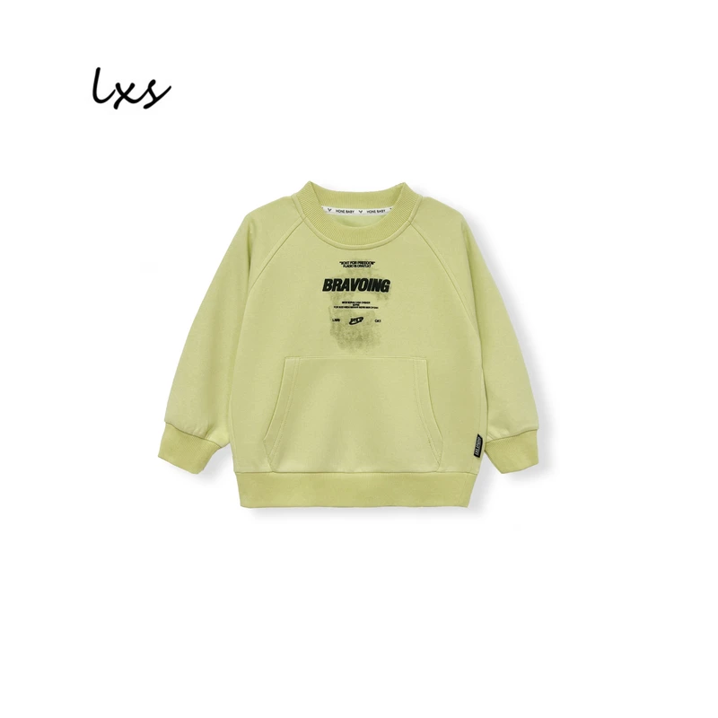 童装春秋季韩版时尚百搭休闲潮流洋气长袖儿童宽松套头卫衣 Q912