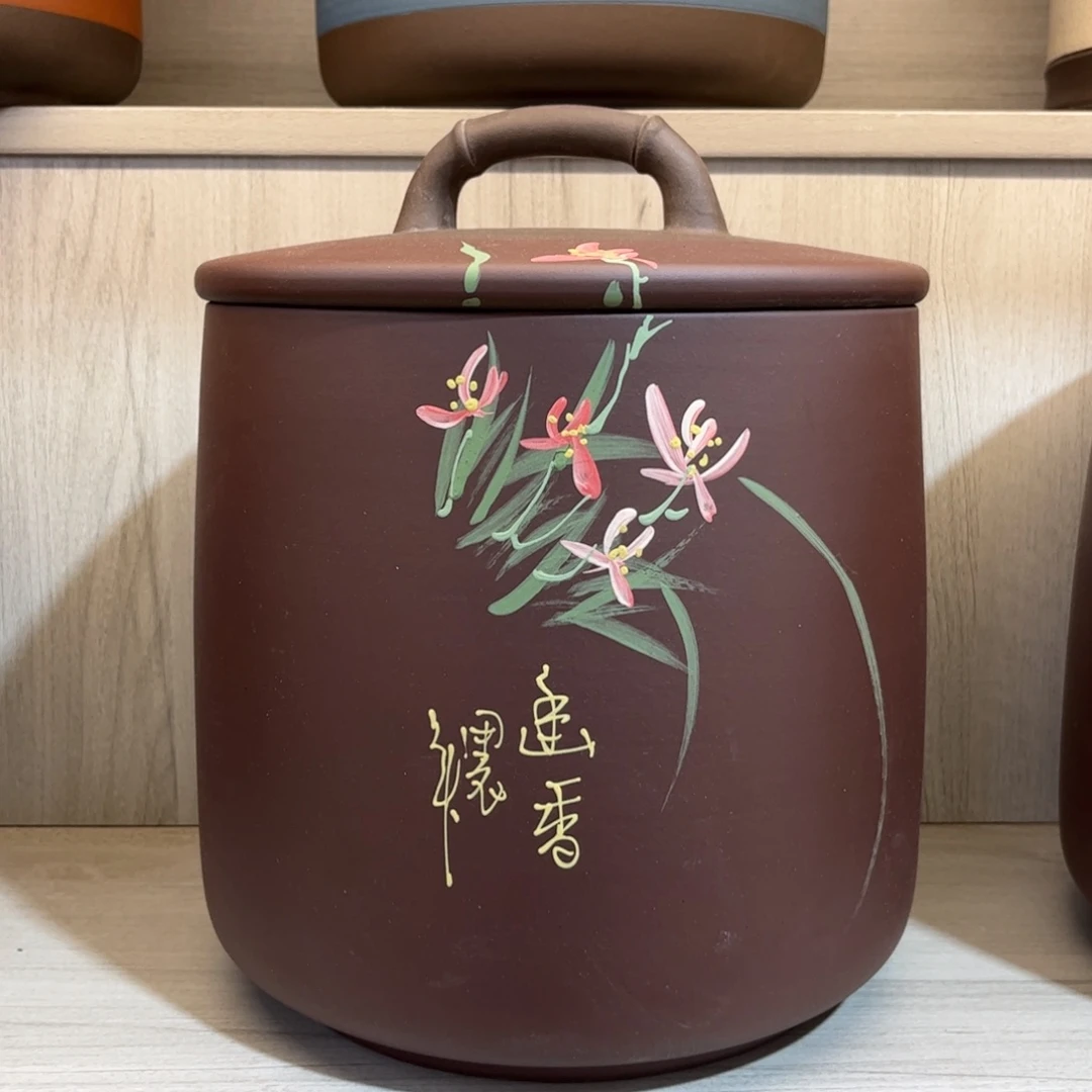 紫砂茶叶罐8 饼茶叶罐