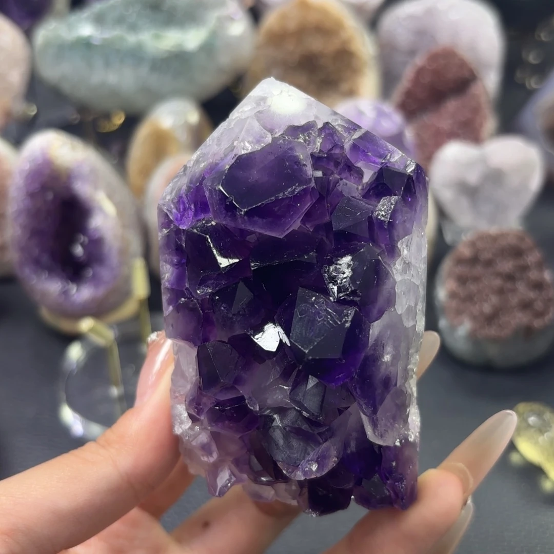 大型摆件（非配饰）未镶嵌紫晶32号 柱子