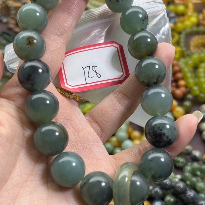 蛇纹石玉未镶嵌手链