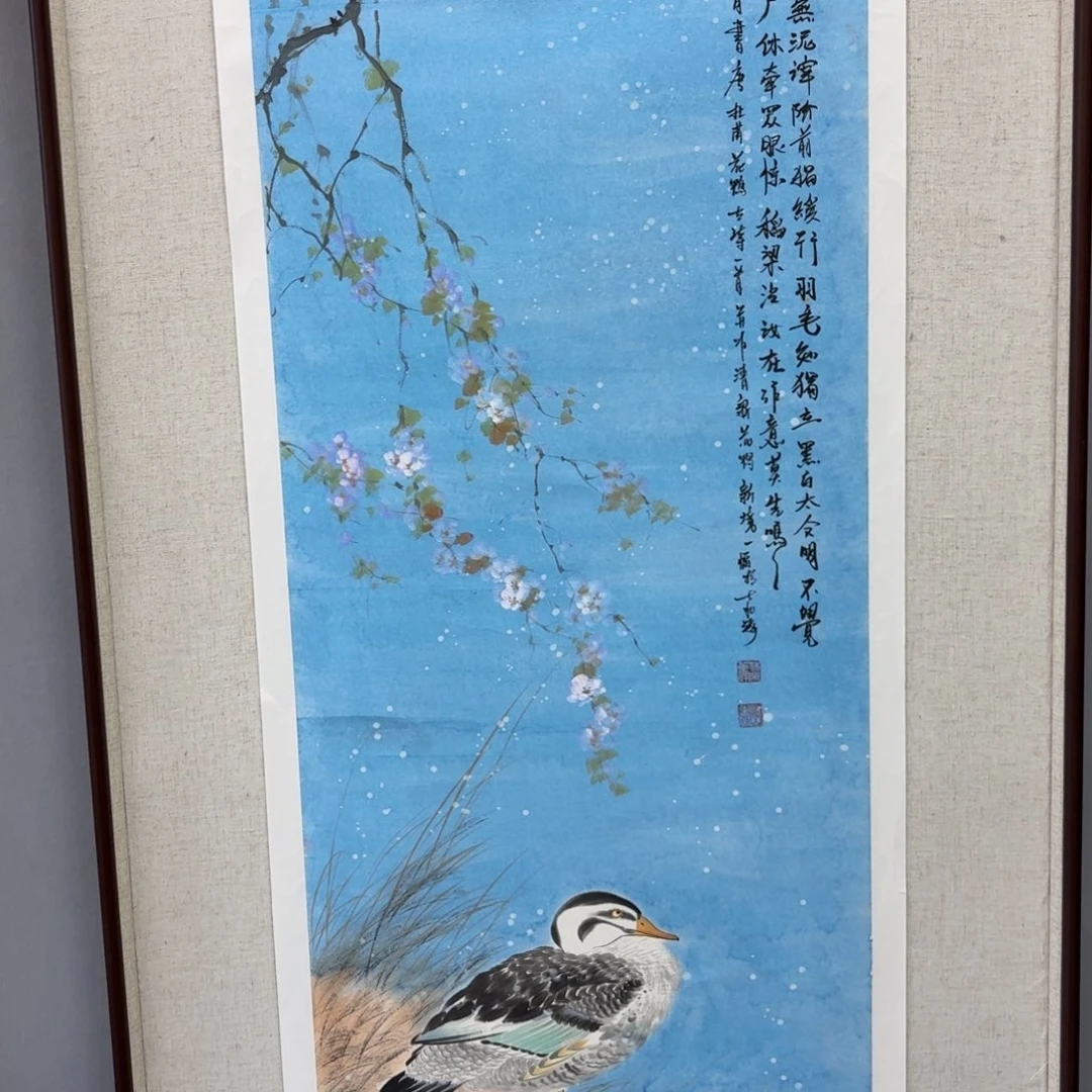 国画艺术家真人手绘