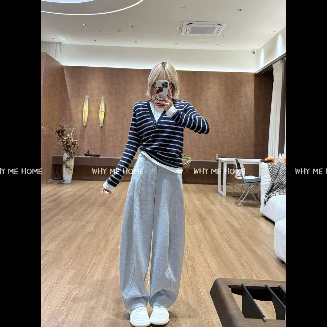 【茧型卫裤】高腰显瘦立体裁剪休闲裤256317