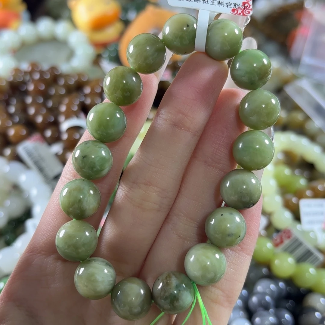 和田玉未镶嵌手链60