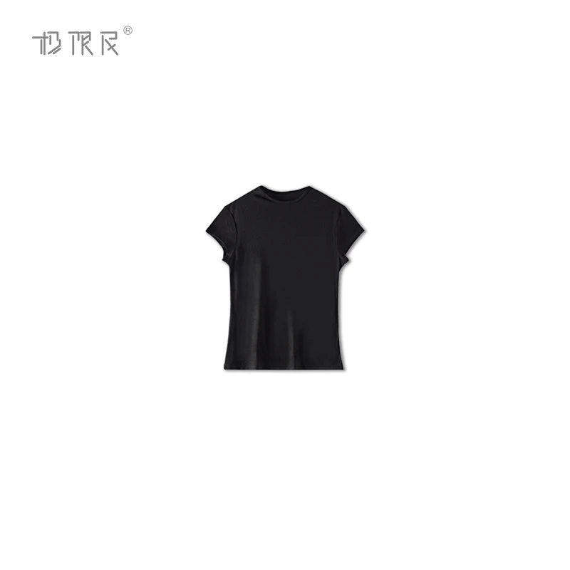 极限民《思瑞》春夏季休闲百搭简约柔软高弹打底T恤F5102F1804