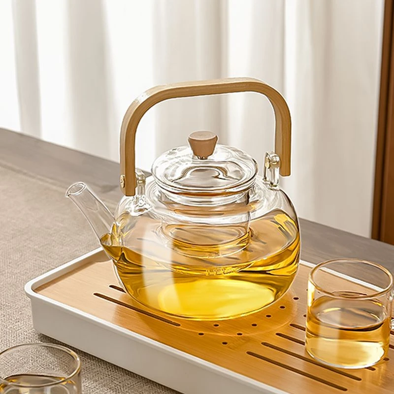 玻璃煮茶壶耐高温烧水壶大容量蒸汽煮茶器专用全自动电陶炉