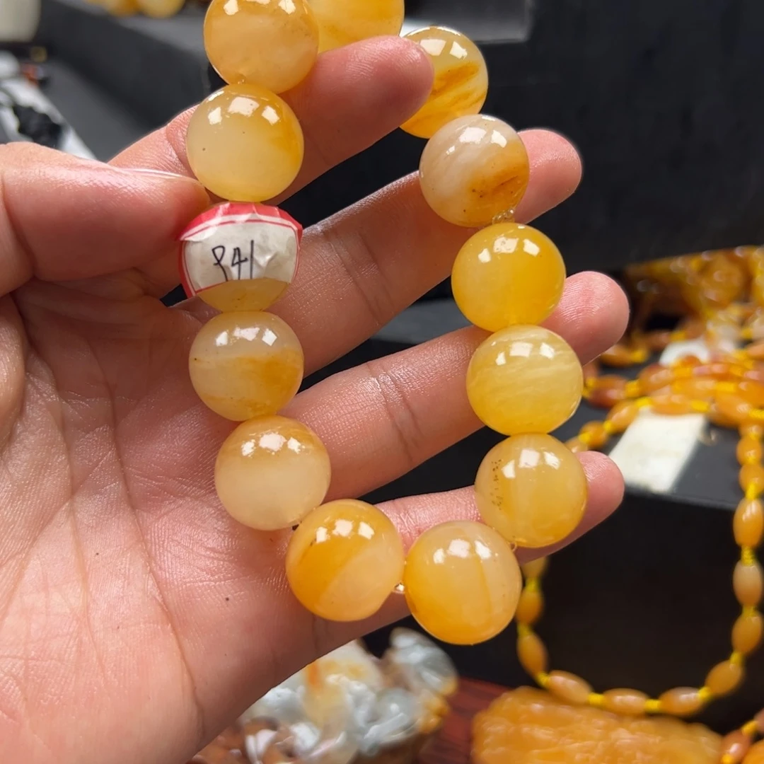 石英质玉（黄龙玉）未镶嵌多样性发货，发其一