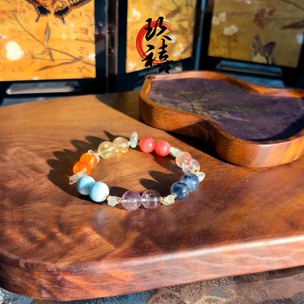 【二妹推荐】18k水晶多宝手串 0572 A40306186 多样性发一