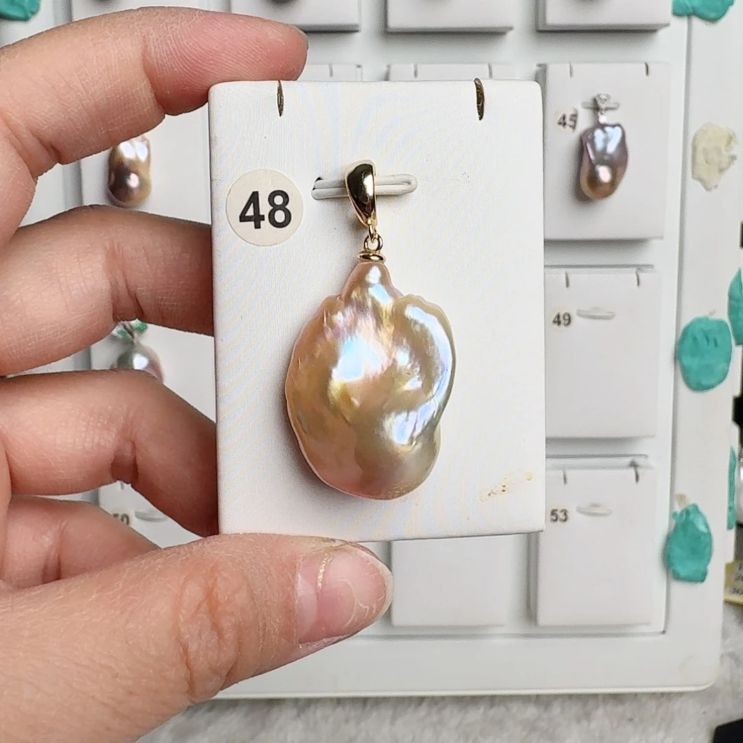 淡水珍珠颈饰银S925镶嵌