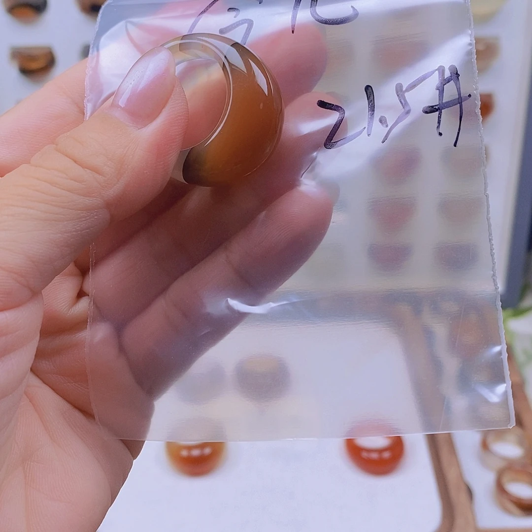 玛瑙/玉髓戒指未镶嵌不退换