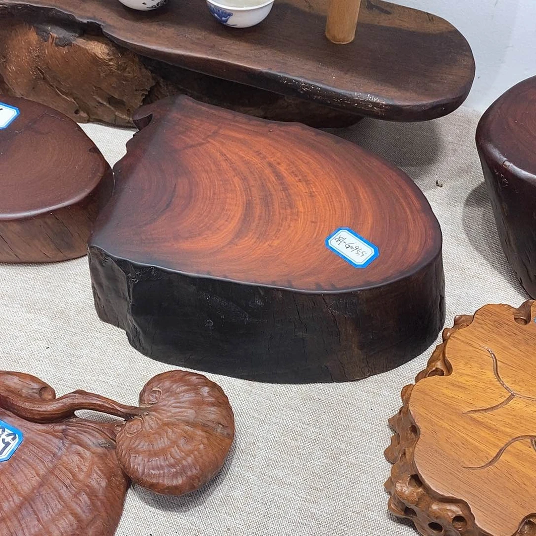 @**生老挝酸枝壶承底座