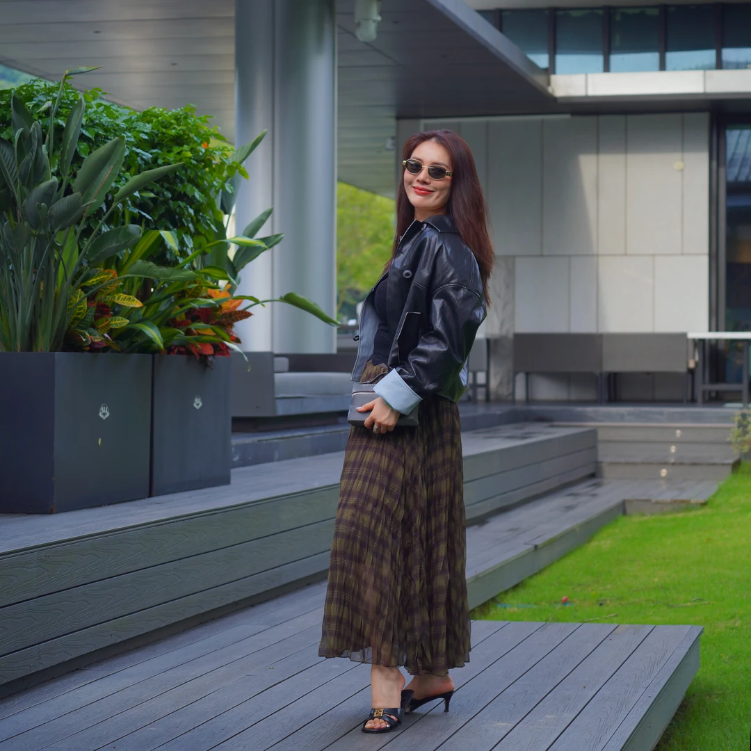 显瘦女生A字版半身裙