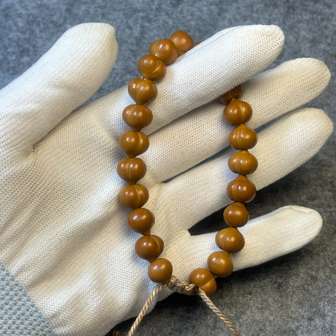 猴头核桃超矮桩柯基深沟小屁桃手持文玩可爱